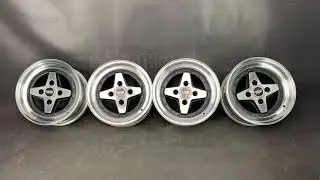 #5619 HAYASHI RACING COMMAND 3 piece With Original Center Caps 14x6j +15 / 14x7j +2 4x114.3 CB:65 x4