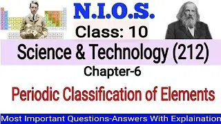 NIOS | Class-10th | Science & technology(212) | Chapter-6