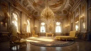 Rococo Ambience in Classical Luxurious Palace - Classical Music - Baroque - 1 Hour - Dark Academia