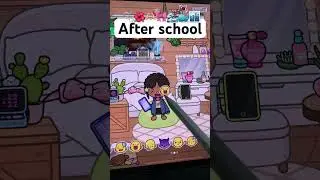 Toca boca aesthetic after school routine🫧🏙️🎀 #tocagohar #toca #tocaroutine #tocaroleplay #aesthetic