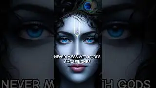 NEVER MESS WITH GODS CHOSEN ONES ' THEY ARE PROTECTED BY GOD HIMSELF 🙏 HARE KRISHNA ☺️