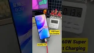 OnePlus 10T 0-100% Charging Time | 160W SuperVooC Charging Test #shorts