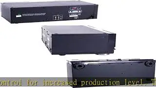 Pyle Home Dual Cassette Deck | Music Recording Device with RCA Cables | Removable Rack Mounting Har