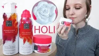 Ritual of HOLI Review🛁CRACKLING body mousse, FLOWER foam & CONFETTI scrub!