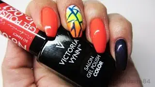 Neonowy Gradient/ Cieniowanie za pomoca pędzelka - Victoria Vynn - Salon Gel Polish Color