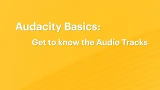 Audacity Basics 5: Get to know the Audio Tracks