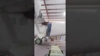 painting fuselage