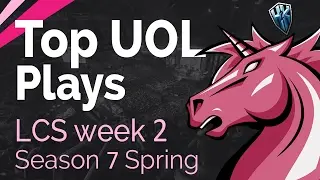 Top UOL Plays | LCS Week 2 UOL vs H2K - Spring Split | Season 7