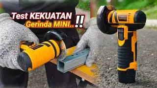 Test the Strength of the Corolla Mini Cordless Angle Grinder CH011903 #tools #woodworking