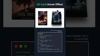 3D hover effect #css #hovereffects