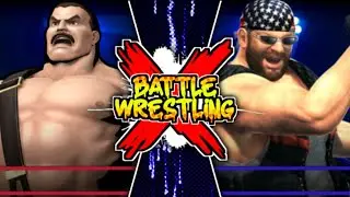 MIKE HAGGAR vs BASS ARMSTRONG  (Final Fight vs Dead Or Alive) | CROSS BATTLE WRESTLING | EP. 06
