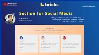 #BricksBuilder: Crafting an Effective Social Media Contact Page Design