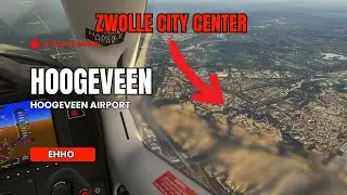 Landing in Hoogeveen | Hoogeveen Drenthe The Netherlands | Hoogeveen Airport (EHHO) #hoogeveen