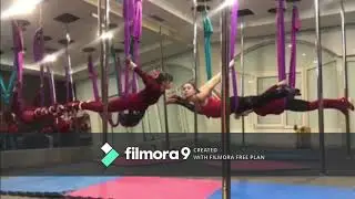 Happy New Year Aerial Yoga Choreography @PolePeopleSkopje (Part 2)