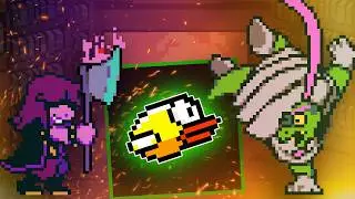 Deltarune, но моя душа &mdash; Flappy Bird.