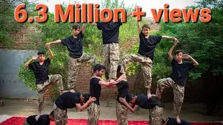 Tribute to Pak army National song performance students of the white dove school system Bilalabad