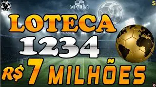 LOTECA 1234 - CONCURSO TURBINADO - 7 MILH&Otilde;ES DE REAIS ACUMULADO - AN&Aacute;LISES COMPLETAS