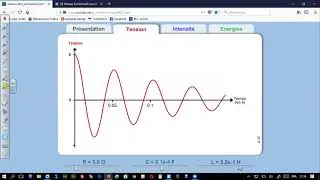 Séquence d'une séance live : les oscillations électriques libres amorties
