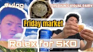 5 KWD Rolex!! fake or real, it part of the adventure #kuwait #fridaymarket #vlog 
