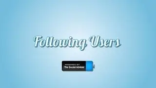 Twitter For Events - Following Users