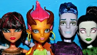 Monster High Student Disembody Council Gilda Slo Mo Cleo Scarah & Lagoona