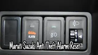 Maruti Suzuki Security Alarm Reset | Anti Theft Alarm | Works For All Maruti Suzuki Cars