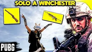 PUBG pero el CHAT me RETA a USAR WINCHESTER y MINI14 😨 EL COMBO MAS RARO de ARMAS!
