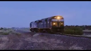 CFCLA's 44206 & FL220 Australian EMD & ALCO Diesel Locomotives (11/11/2010) - PoathTV Trains