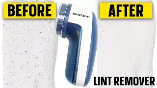 SilverCrest Lint Remover SFR 3 A1 TEST - for Woolen Sweaters, Blankets, Jackets - Burr Remover