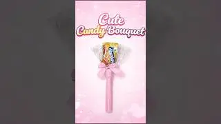 Candy Bouquet 💐 | Easy Gift Idea 🎁 #diy #song #easy #bouquet #chocolate #candy #shorts #ytshorts