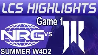 NRG vs SR Highlights Game 1 LCS Summer 2024 Highlights NRG vs Shopify Rebellion by Onivia
