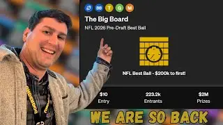 The Best Value Picks In 2026 NFL Best Ball On Underdog | Big Board Draft