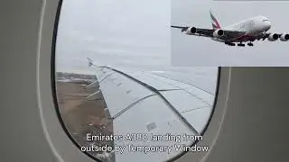 Emirates Airbus A380-861 Landing at Toronto Pearson International Airport ft.@temporarywindow
