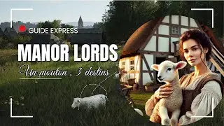 MANOR LORDS Guide 🐑🌿Tout savoir sur le r&ocirc;le des MOUTONS (gameplay fr)