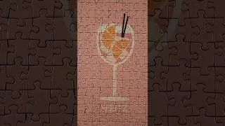 A fun little puzzle snack! #puzzle #ravensburger #puzzletime #cheers #satisfying #metime