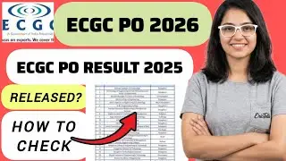 ecgc po result 2026 | ecgc probationary officer phase 1 result 2026
