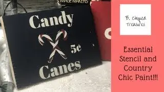 Essential Stencil | Special Trick | B. Chiqued Treasures | Country Chic Paint