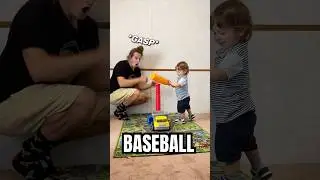 1ST TIME PLAYING BASEBALL 🤯