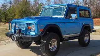 1969 Ford Bronco Restomod 351ci V8 Walk-around Video