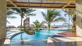 Beachfront Tulum Villa with Private Pool and Jacuzzi