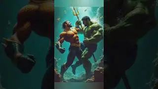 Hulk Vs DC Aquaman in ocean tornado  🌪️ 🌪️ ,,💫💫💫🔥💯