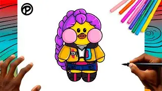 Como desenhar a Rumi Paper Duck Passo a passo