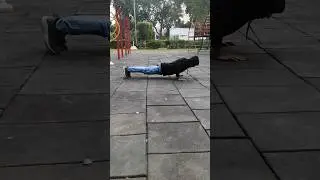 tried normal push ups Starting #viralshorts 😮&zwj;💨