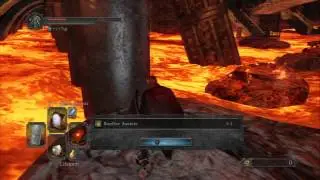 Dark Souls II -  Iron Keep: Flash Sweat + Three Jumps on Rocks To Acquire Bonfire Ascetic (Lava) PS3