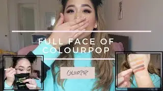 Full Face of Colourpop ft. &ldquo;Proceed with Caution&rdquo; Palette + SWATCHES