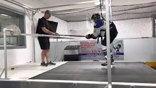 Ice Hockey Skating Treadmill work.