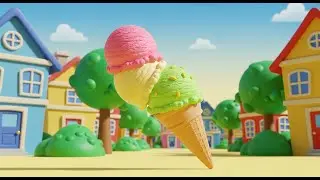 No dejes caer el cono de helado | Mejores canciones infantiles y rimas divertidas para niños