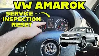 VW Amarok Oil Service + Inspection Reset - How to Reset Oil Service + Inspection Lights VW AMAROK