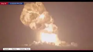 Explosion de Cohete espacial 🚀 👨&zwj;🚀 #matamorostamaulipas