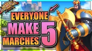 Стартовый Murder-Ball в Rise of Kingdoms [5 маршей в открытом поле]